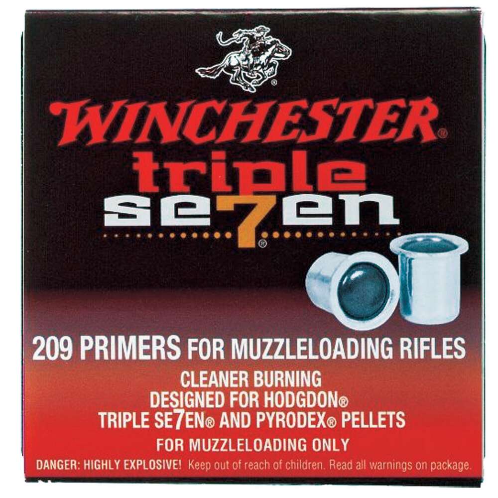 Ammunition Winchester Ammunition Ready Series WINCHESTER PRIMERS #209 TRIPLE SE7EN MUZZLEOADER 100/CT